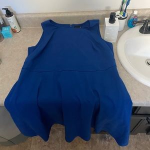 Good condition midi blue tank dress